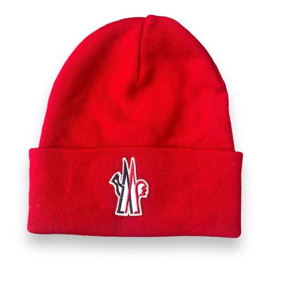 Moncler mens ski hat red "berretto" - Picture 1 of 4